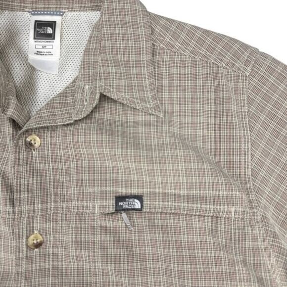 THE NORTH FACE Men's Plaid Long Sleeve Shirt Size Small - Picture 2 of 4